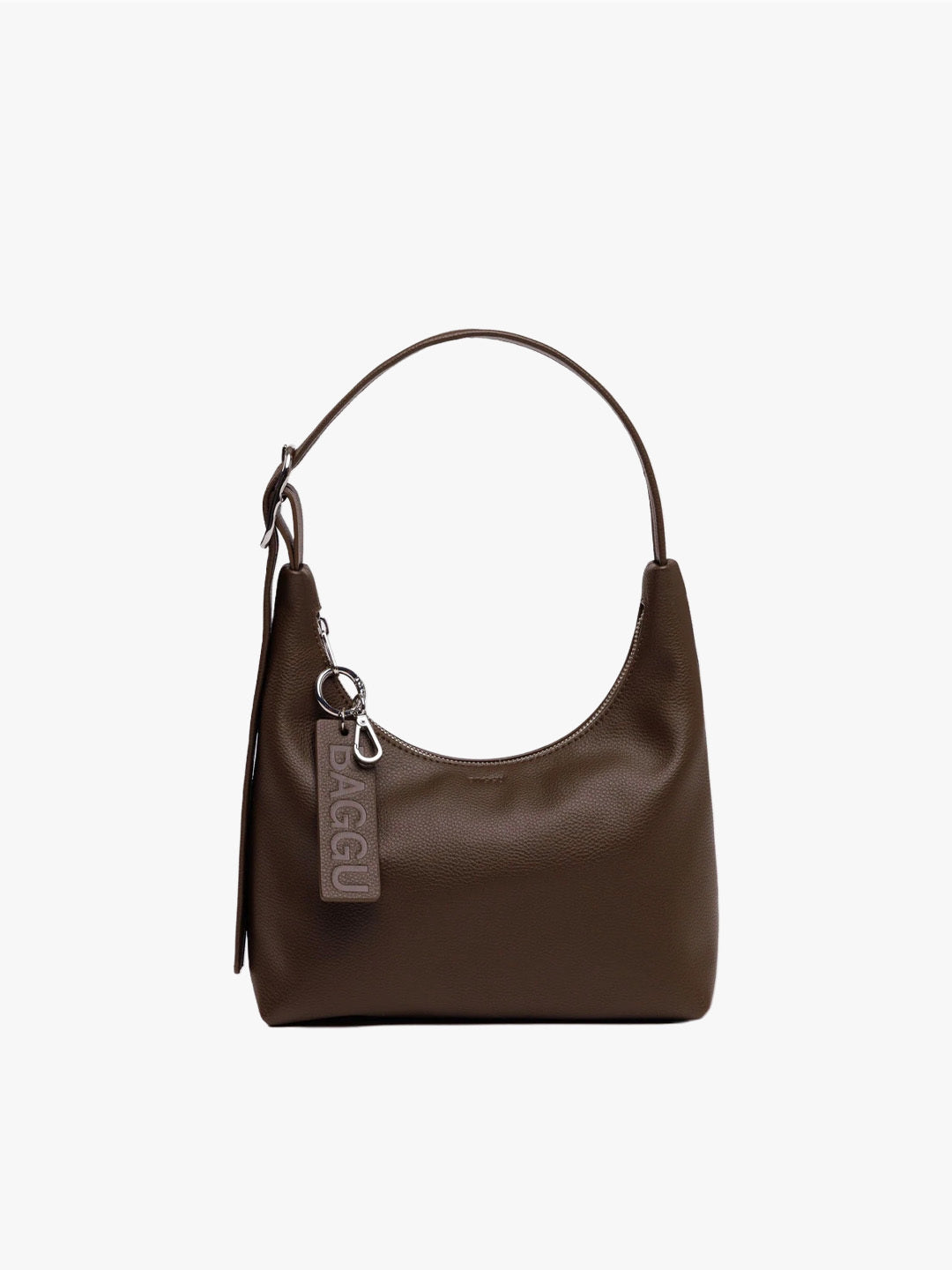 Mini Recycled Leather Shoulder Bag Brown Fine Craftsmanship