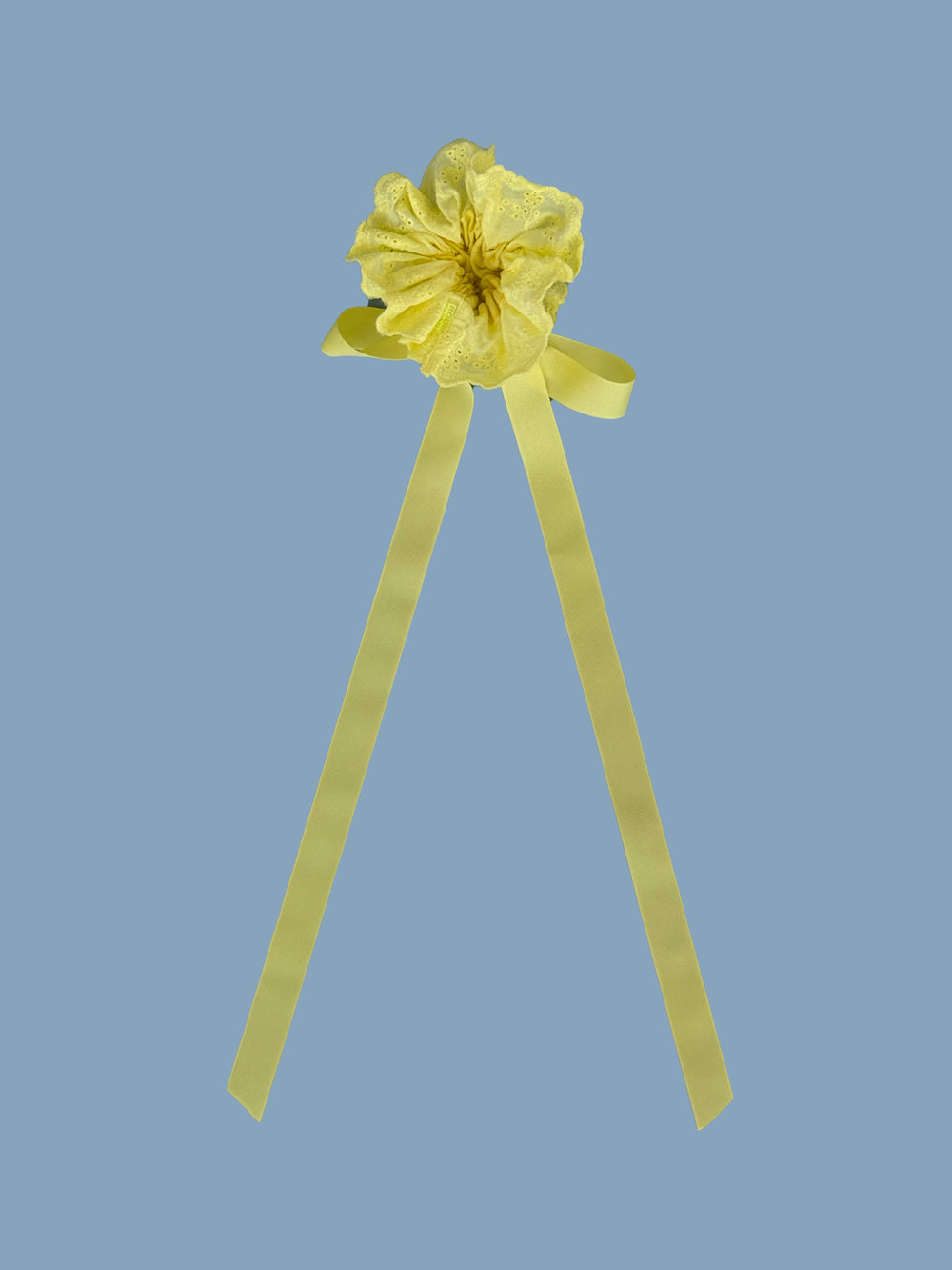 Eyelet Peplum Scrunchie Butter All New