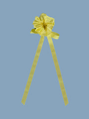 Eyelet Peplum Scrunchie Butter All New