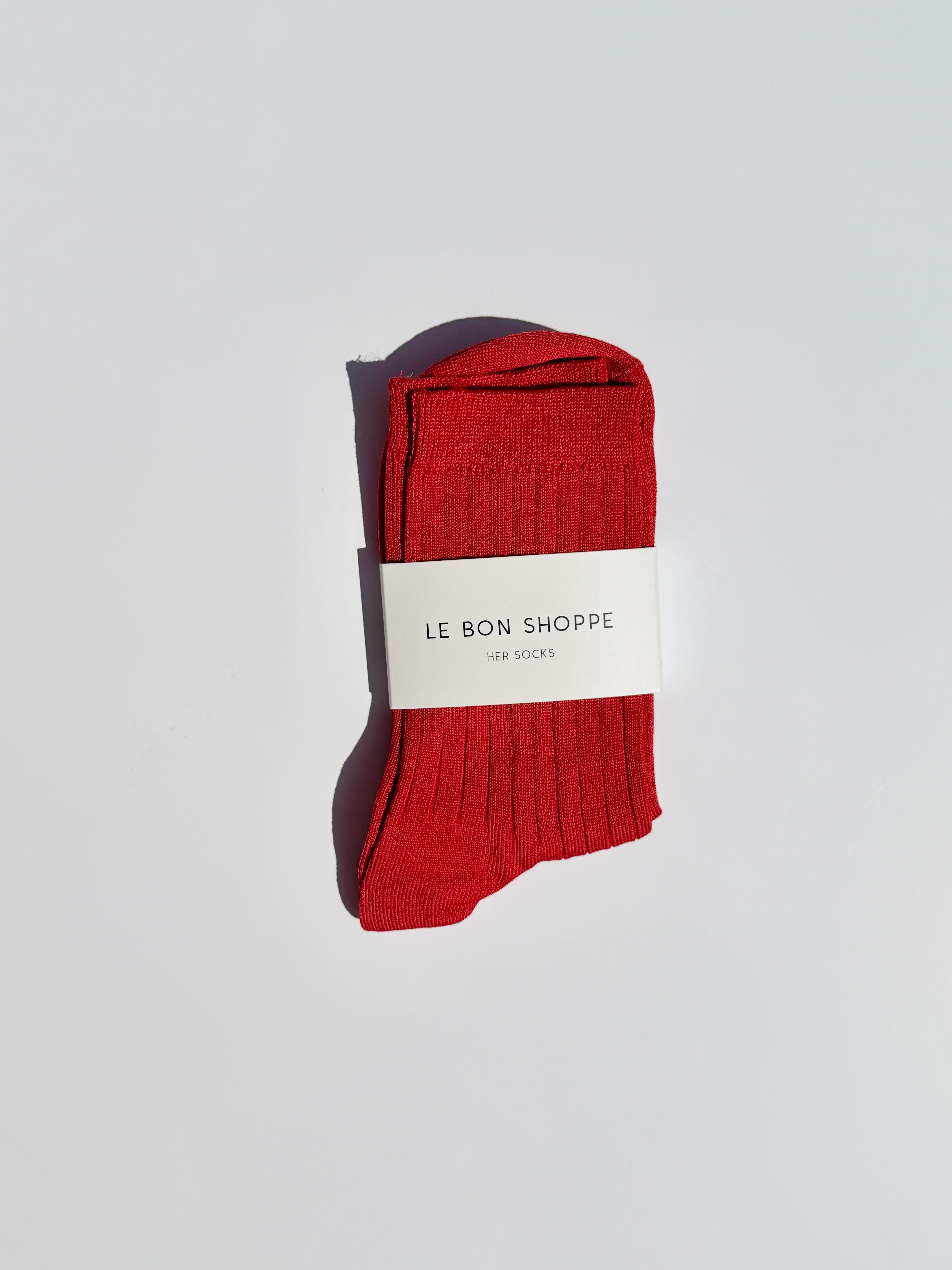 Her Socks Classic Red Fresh Design