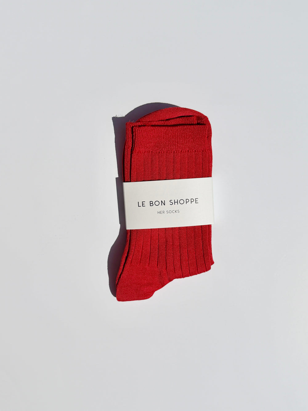 Her Socks Classic Red Fresh Design