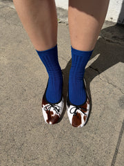 Her Socks Cobalt Fine Craftsmanship