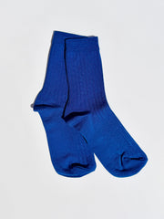 Her Socks Cobalt Fine Craftsmanship