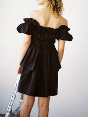 Lyza Mini Dress Black Fine Craftsmanship