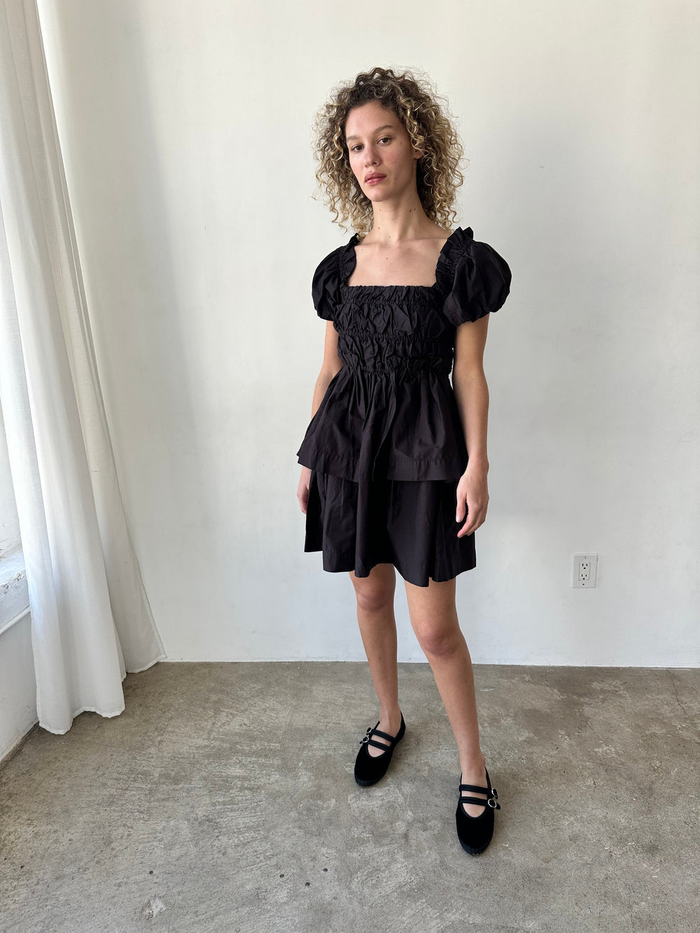 Lyza Mini Dress Black Fine Craftsmanship