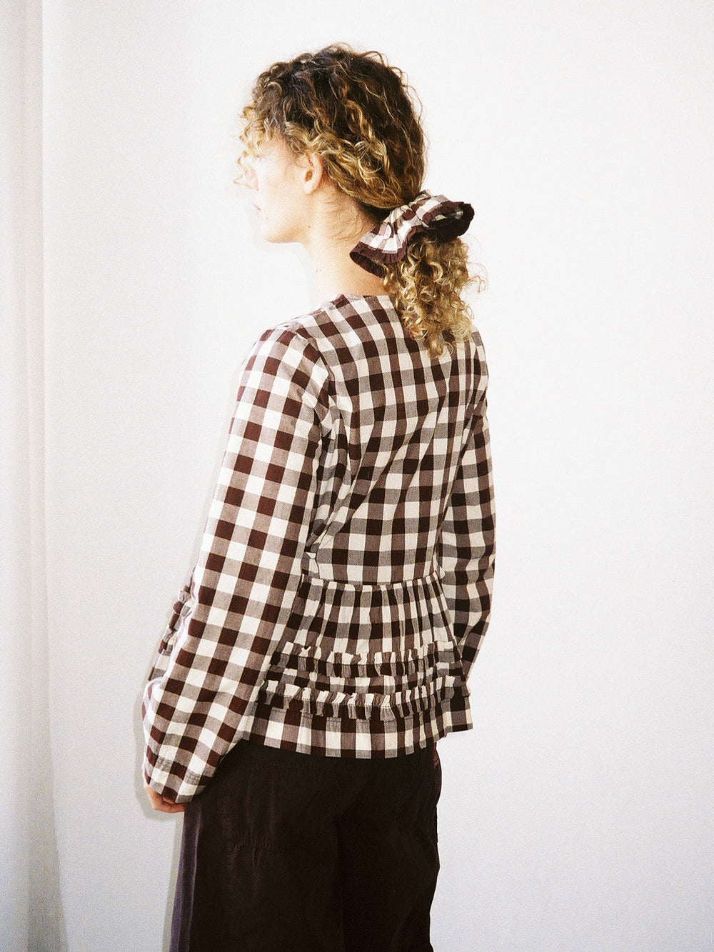 Madison Blouse Butter Gingham All New