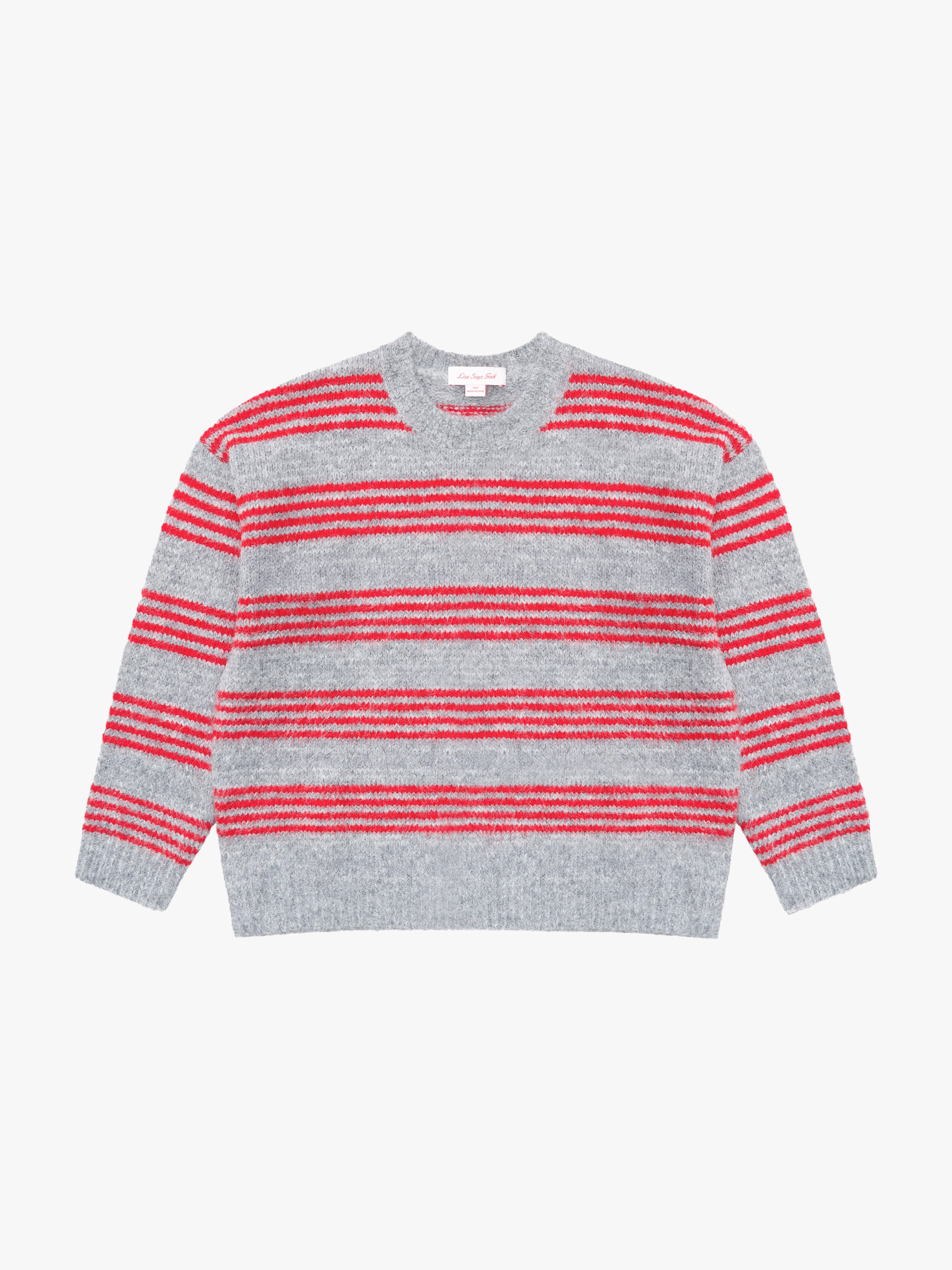 Bronte Sweater Grey Stripe Fine Craftsmanship