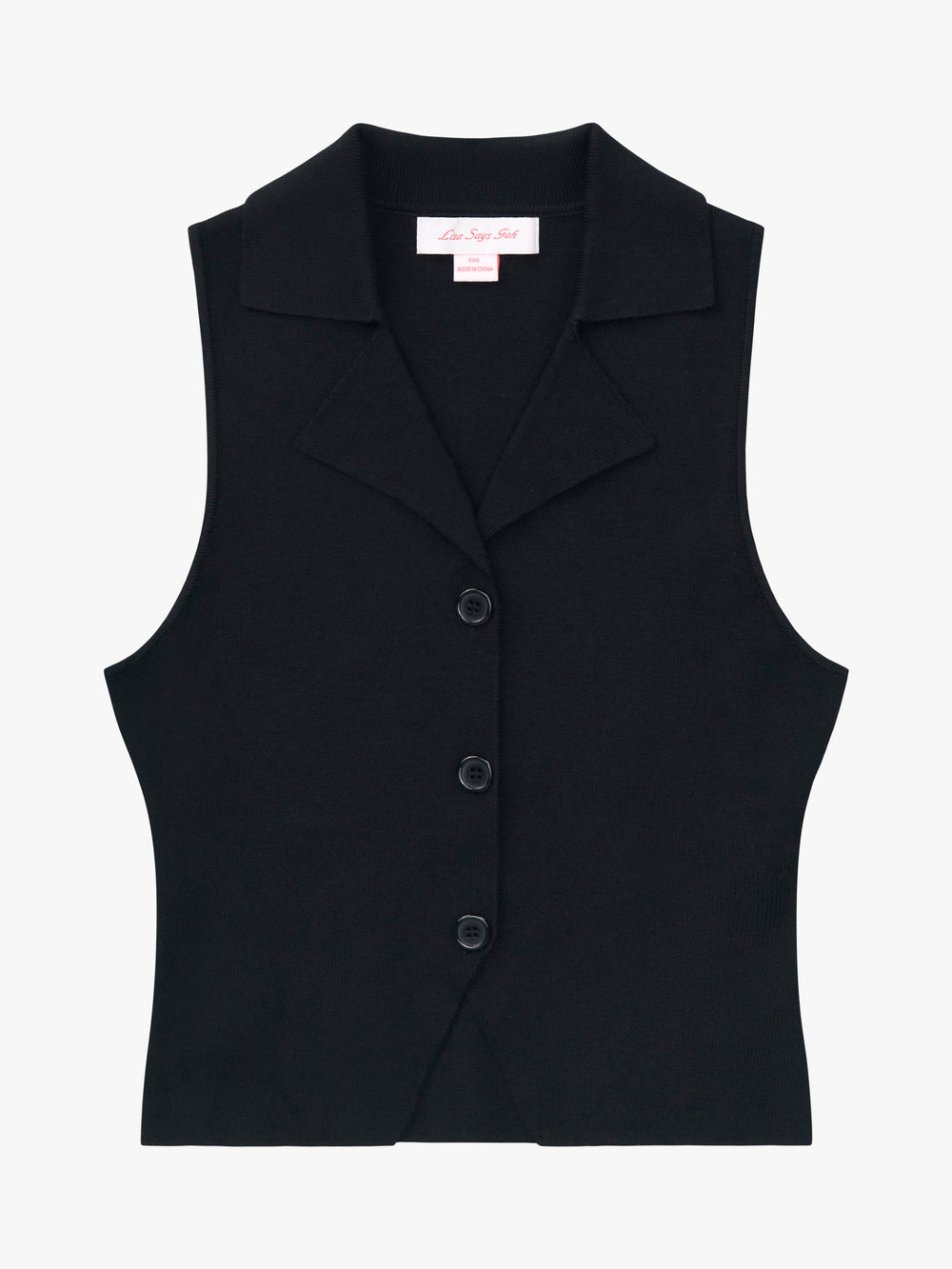 Max Sweater Vest Black Fresh Design