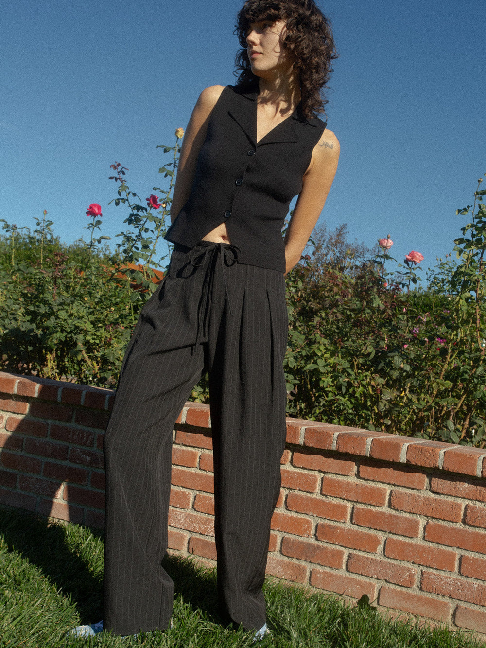 Max Sweater Vest Black Fresh Design