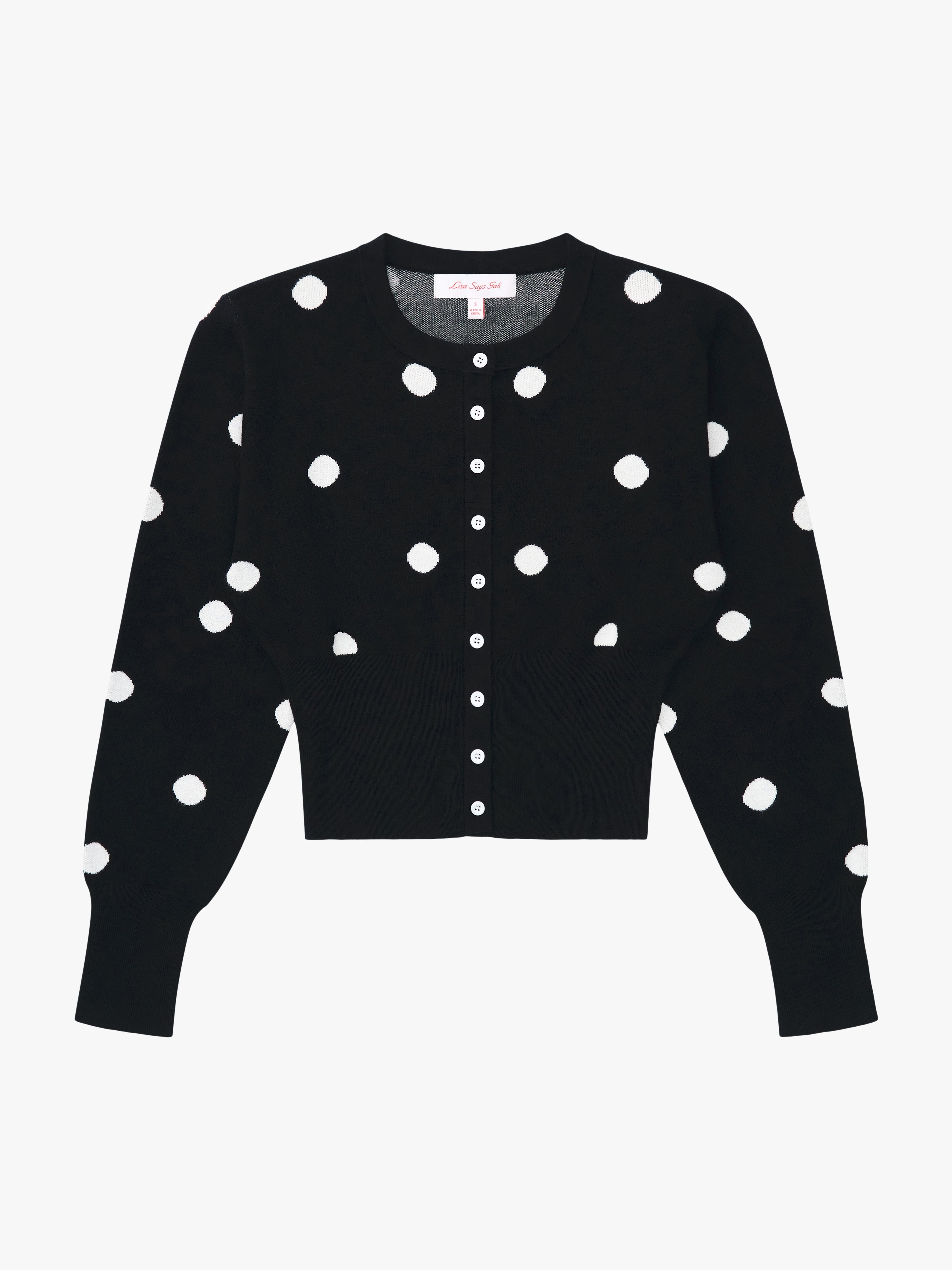 Emi Cardi Black/White Dot Exclusive Style