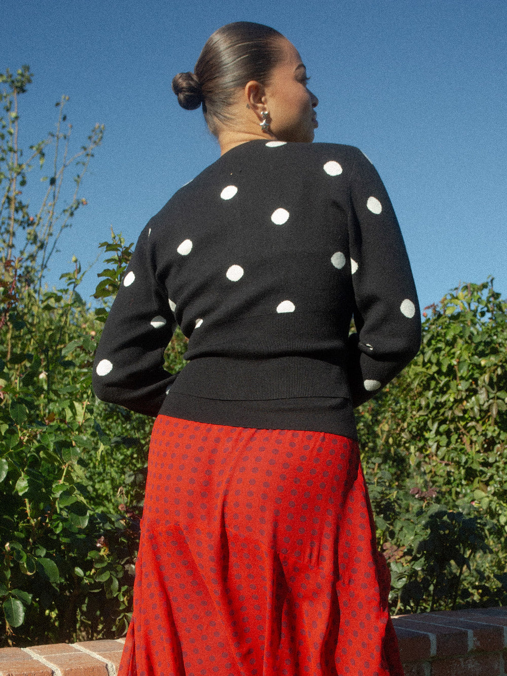 Emi Cardi Black/White Dot Exclusive Style