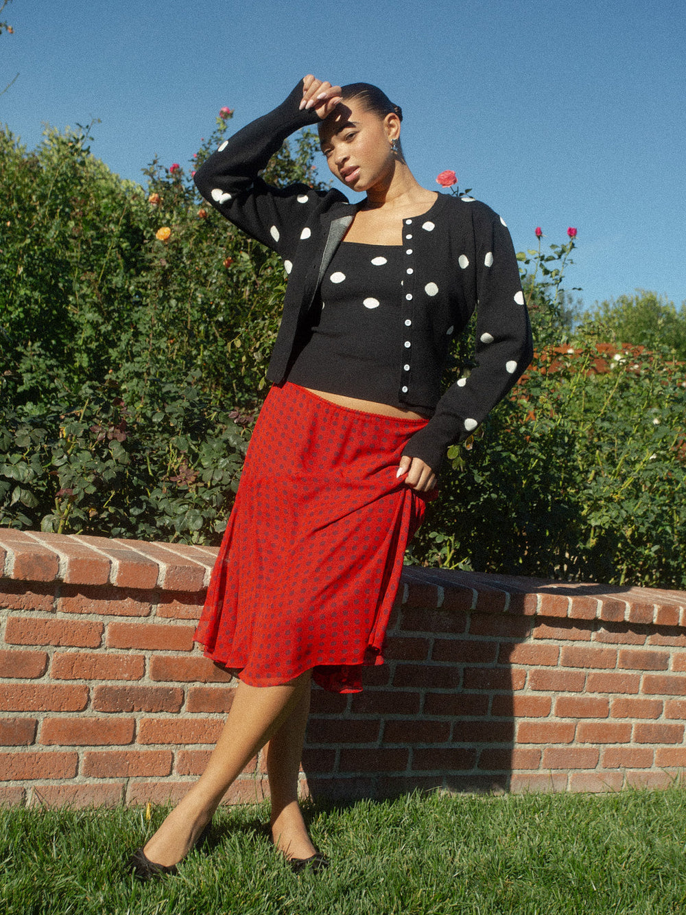 Isla Skirt Red Dot Fine Craftsmanship