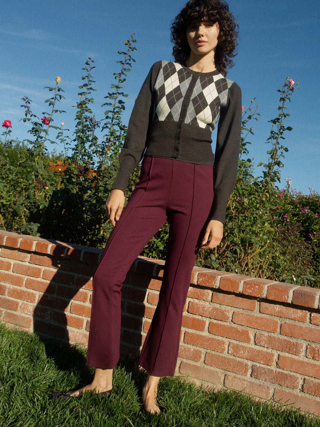 Natalia Pant Wine Fine Craftsmanship