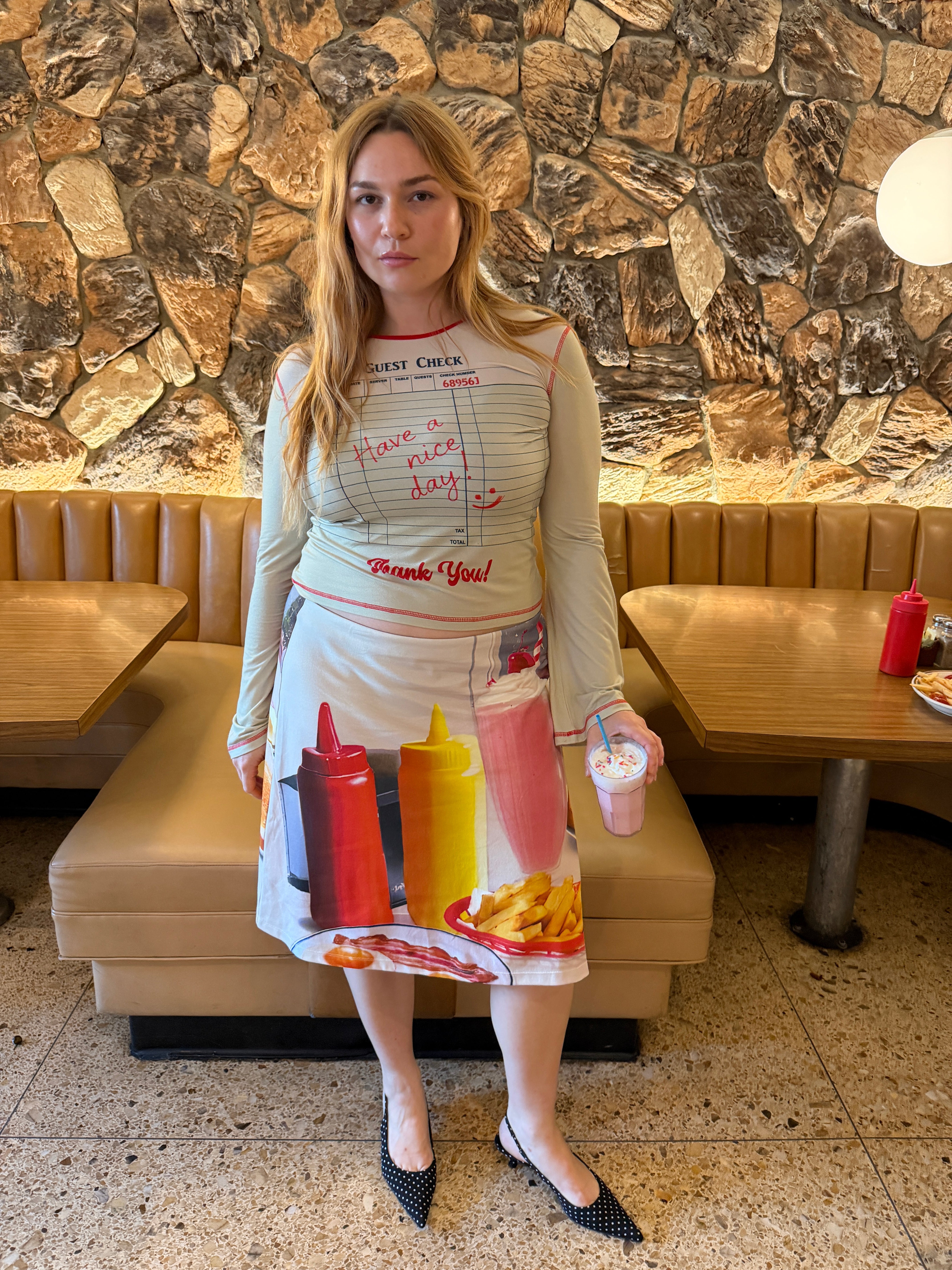 Midnight Breakfast Collector Skirt Diner Table Fine Craftsmanship