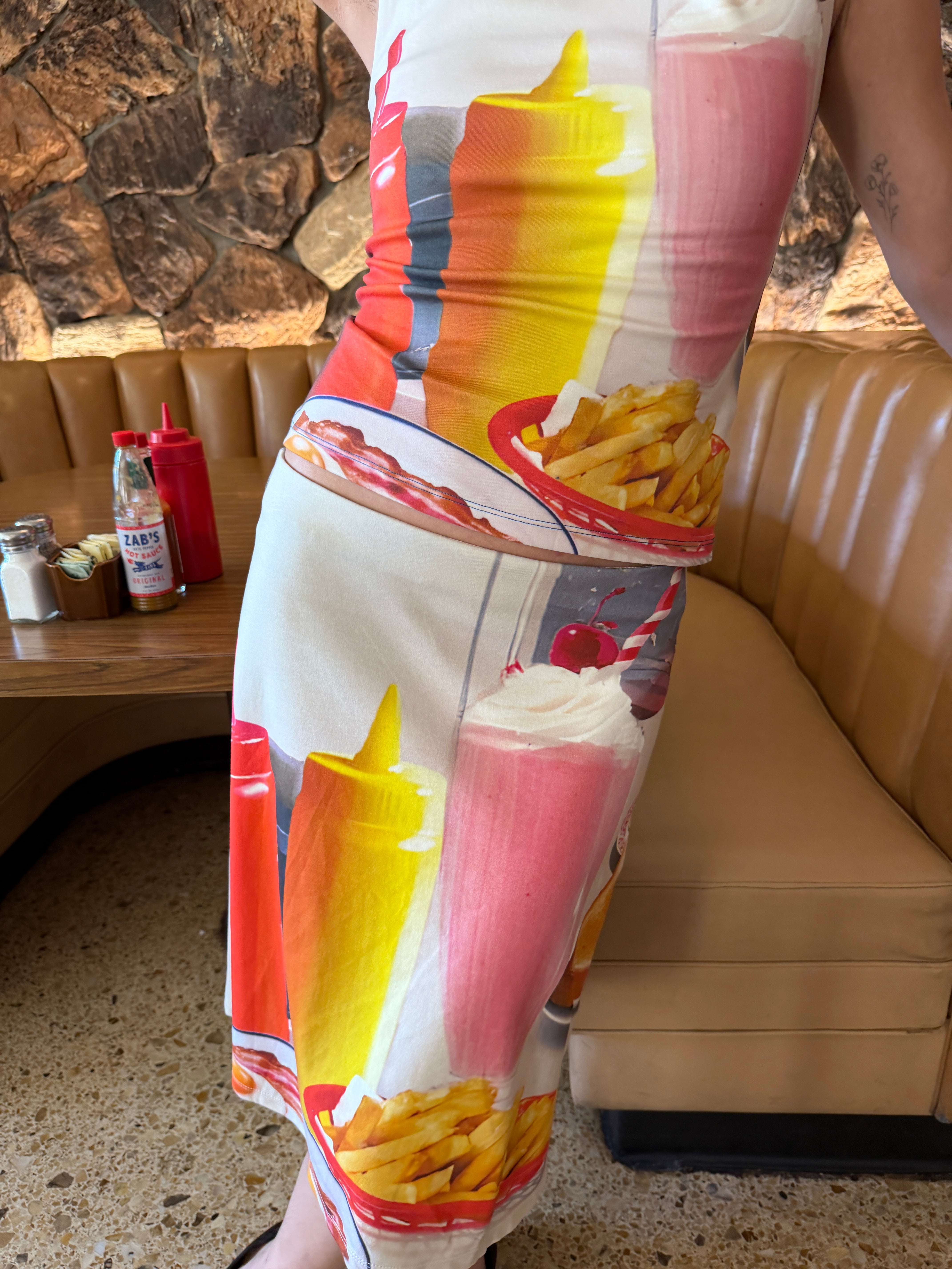 Midnight Breakfast Collector Skirt Diner Table Fine Craftsmanship