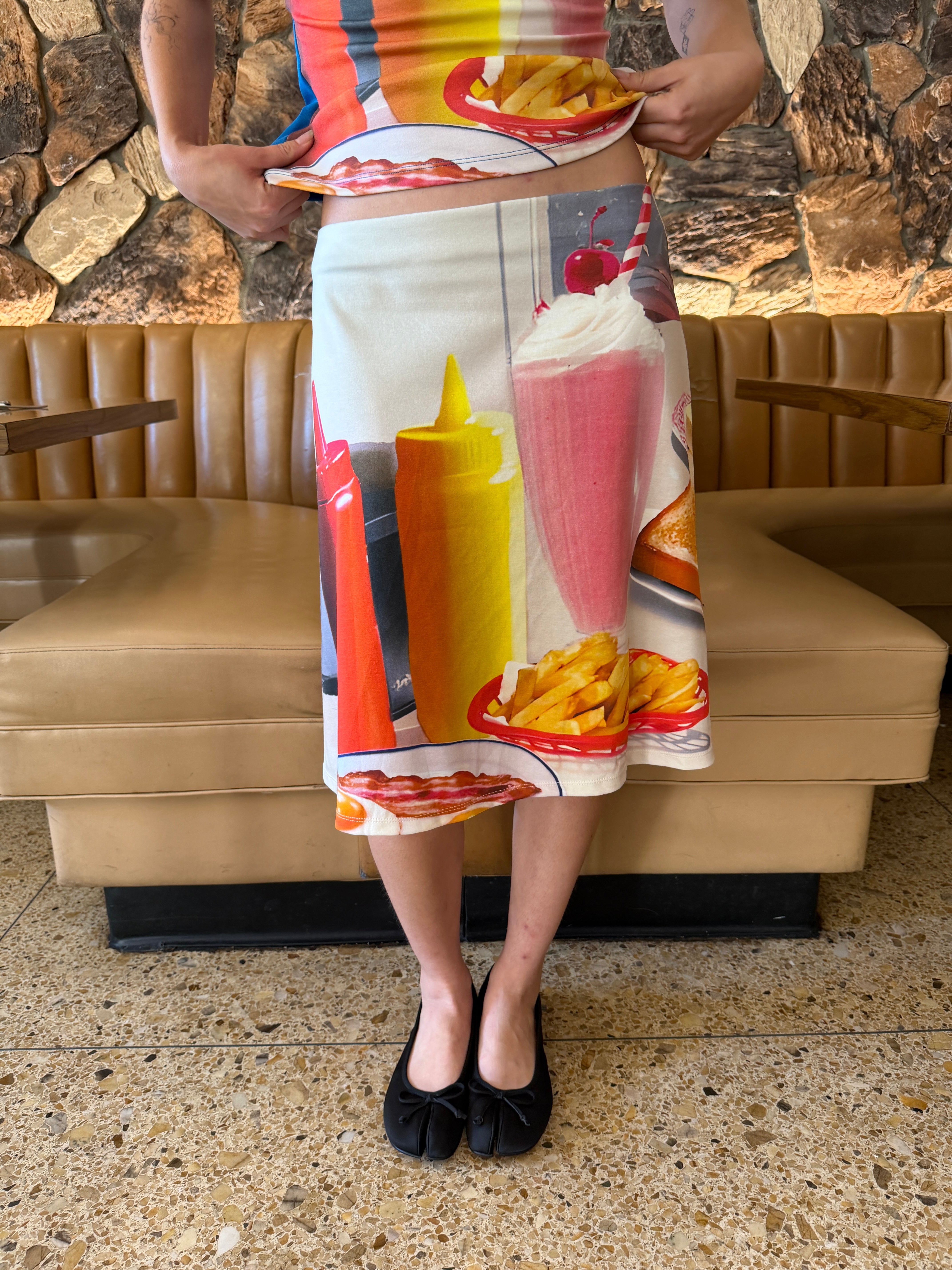 Midnight Breakfast Collector Skirt Diner Table Fine Craftsmanship