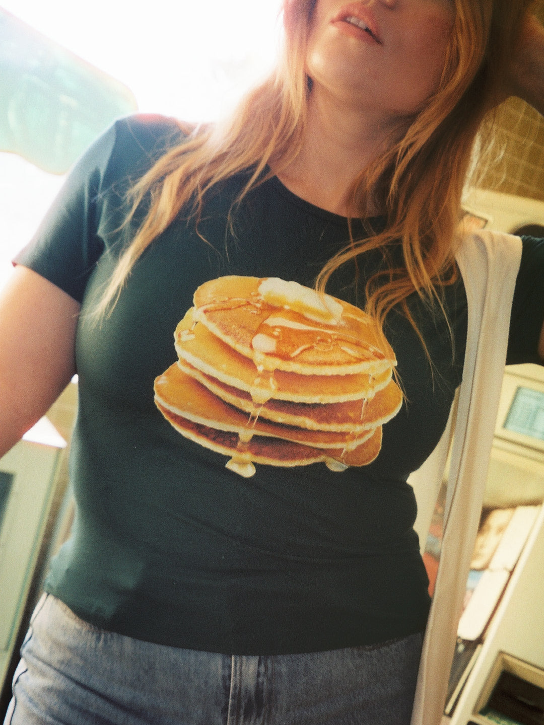 Midnight Breakfast Collector Fitted Tee Deep Green Fresh Design