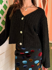 Issa V-Neck Cardi Black Exclusive Style