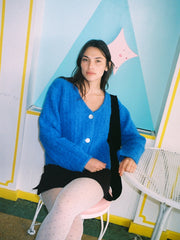 Issa V-Neck Cardi Cobalt Fresh Design