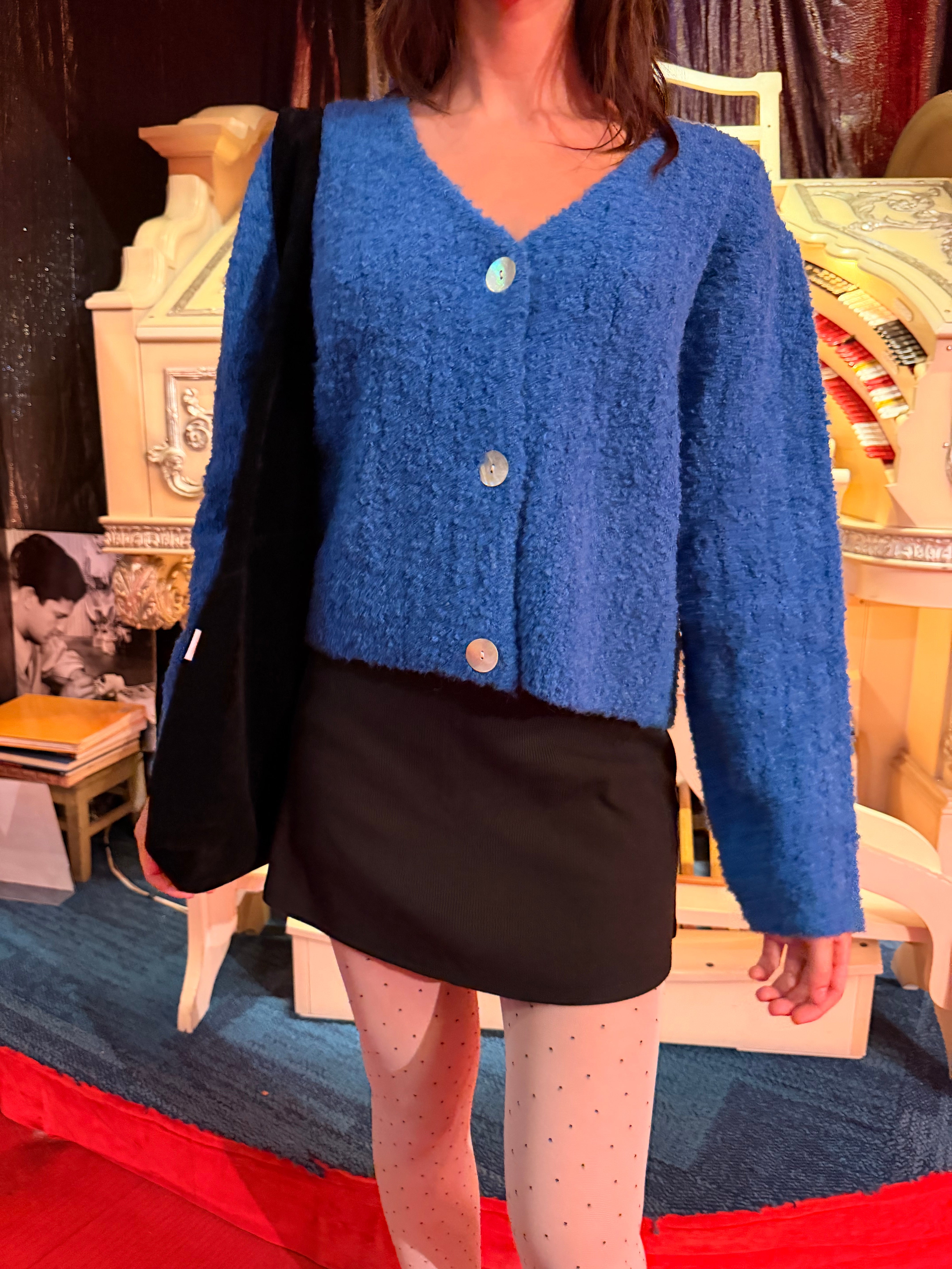 Issa V-Neck Cardi Cobalt Fresh Design