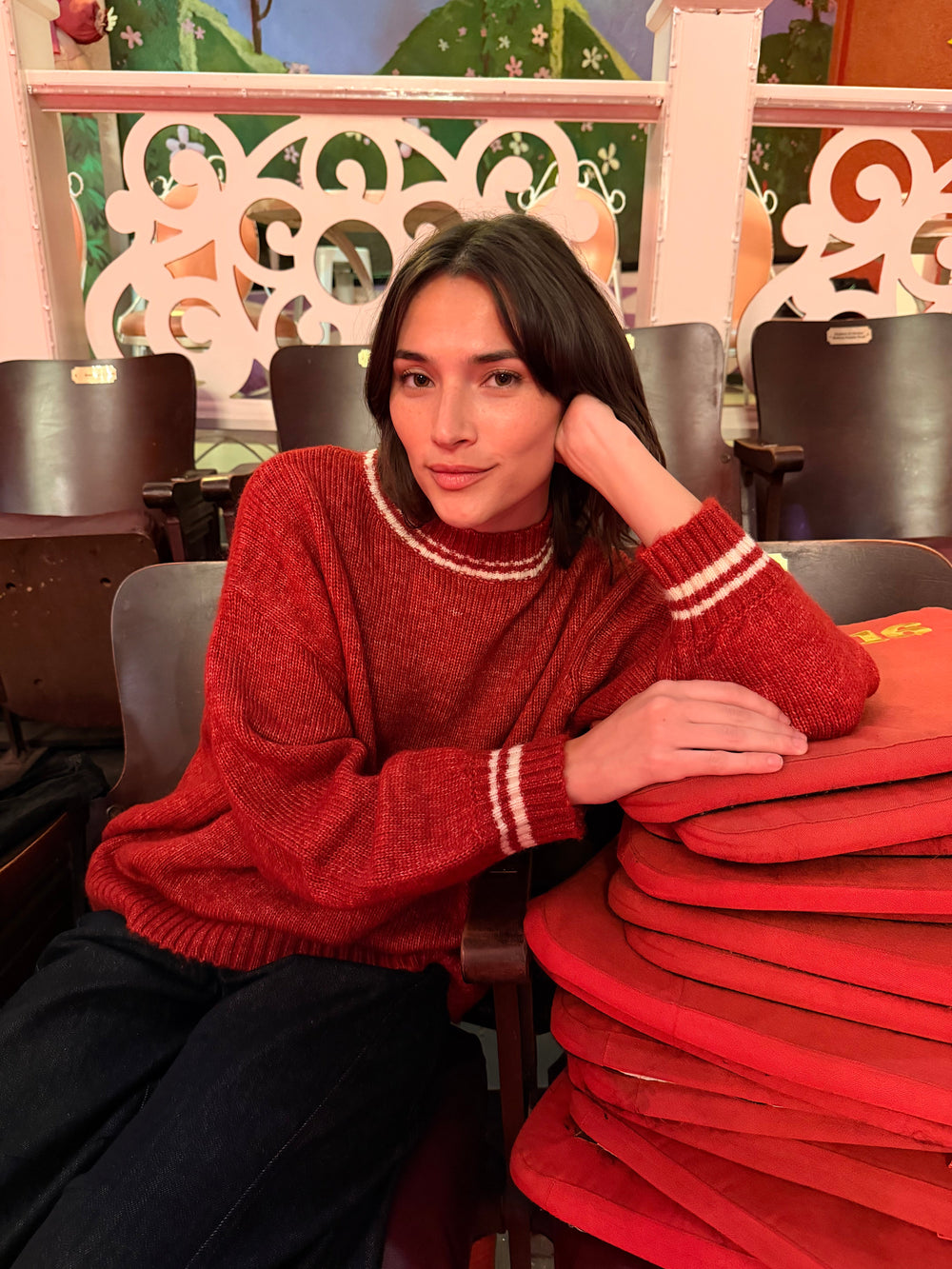 Shani Sweater Cherry All New