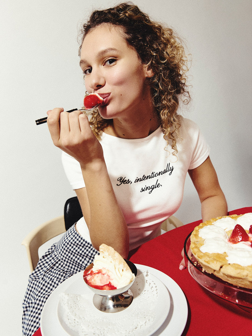 Cotton Tee Yes, intentionally single. Exclusive Style