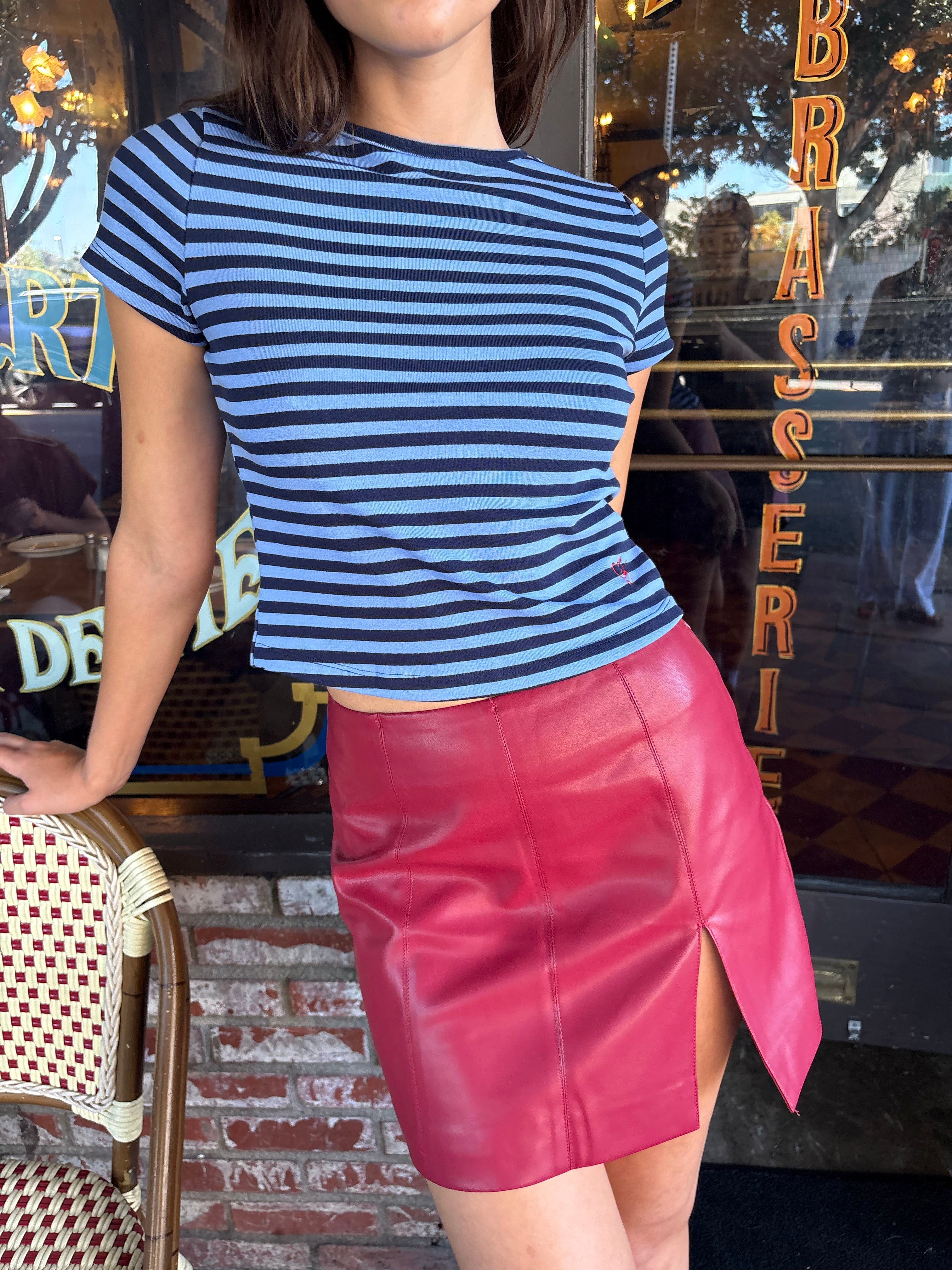 Jude Tee Oxford Stripe All New