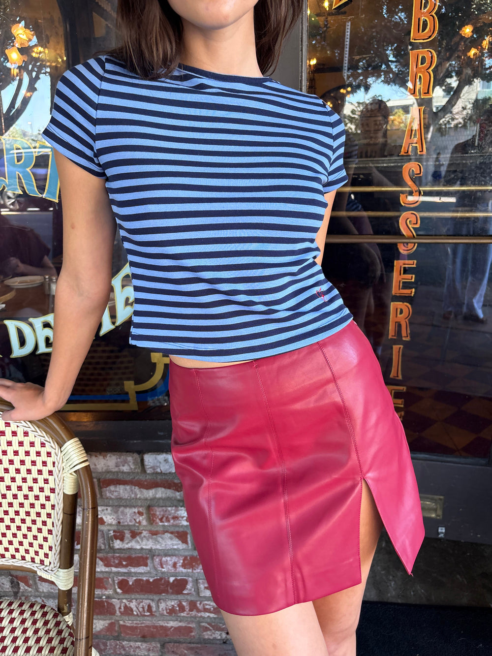 Jude Tee Oxford Stripe All New
