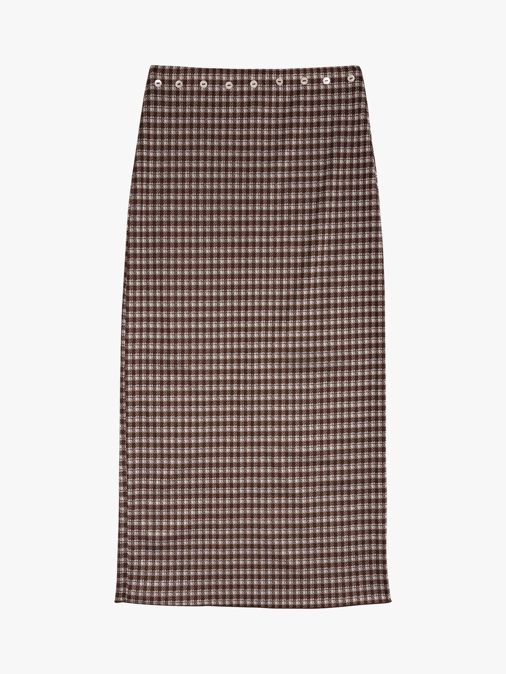 Sammy Skirt Cocoa Plaid Fresh Design