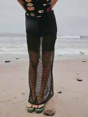 Elea Tricot Skirt Black Exclusive Style