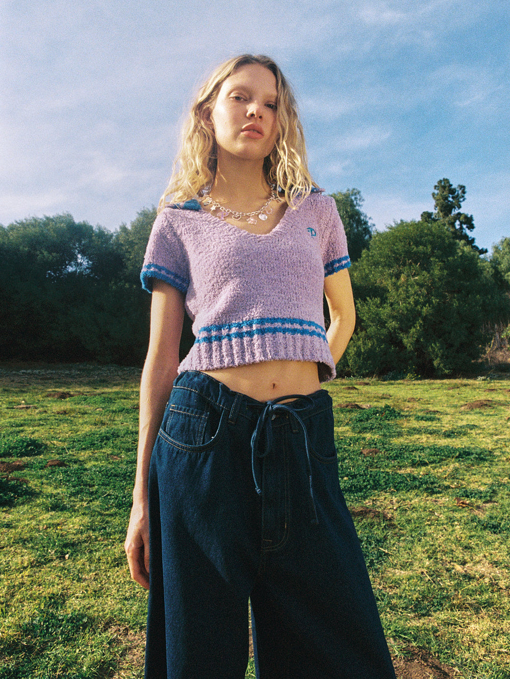 Cynthia Fuzzy Polo Polly Pocket™ Purple Fresh Design