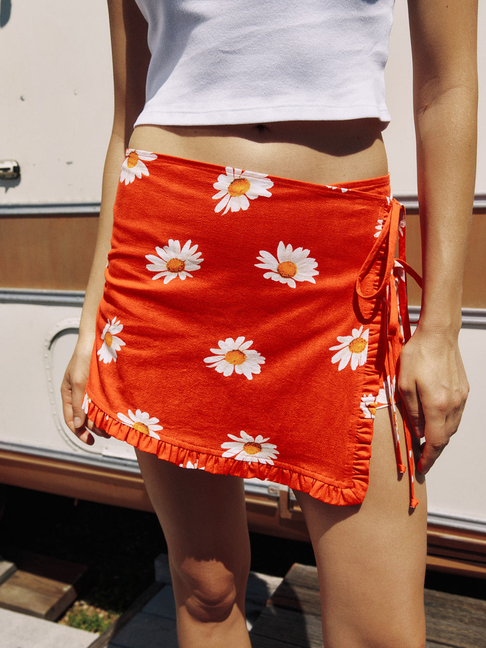Christy Skort Red Daisy Fresh Design