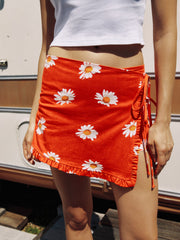 Christy Skort Red Daisy Fresh Design