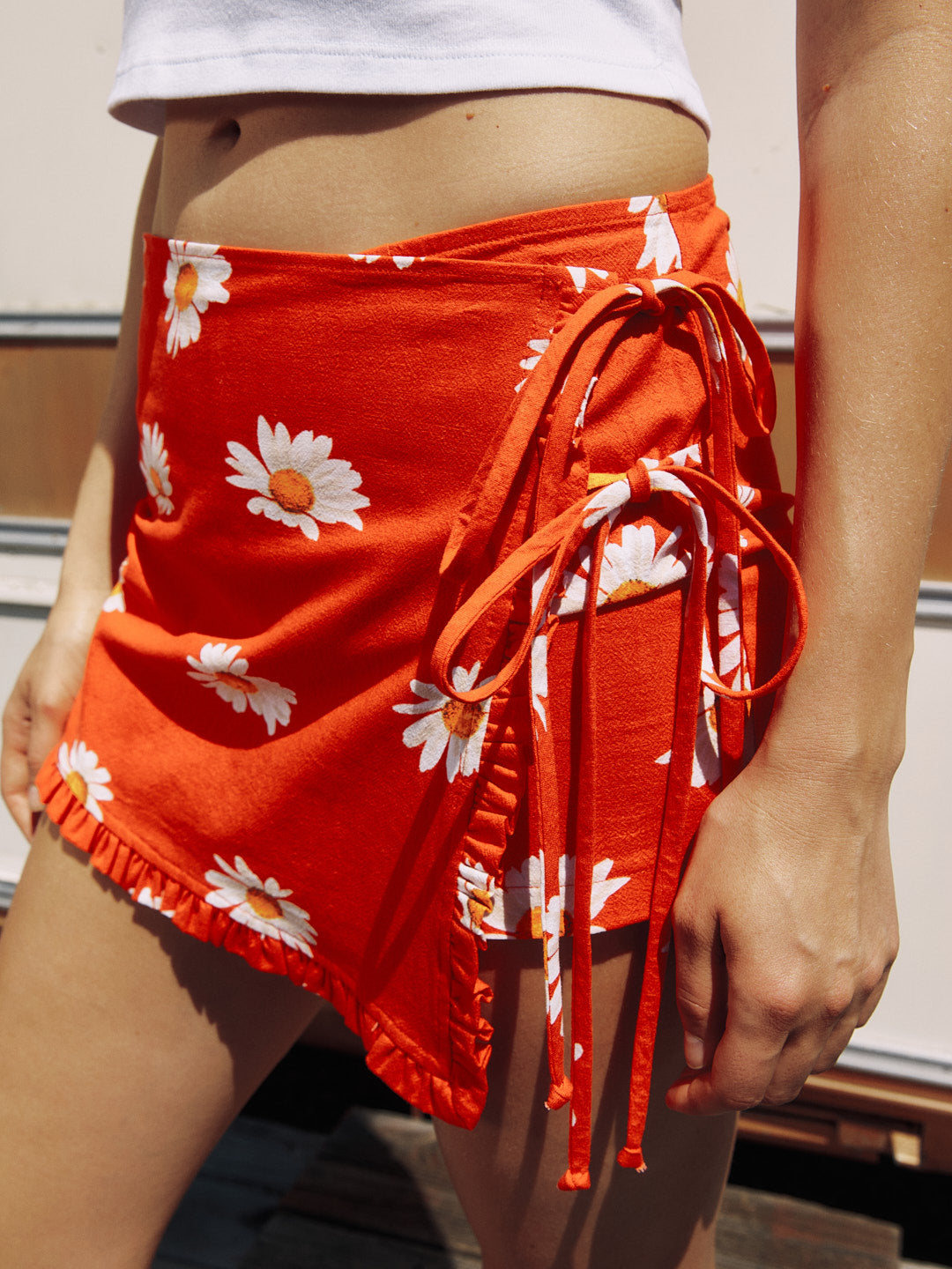Christy Skort Red Daisy Fresh Design