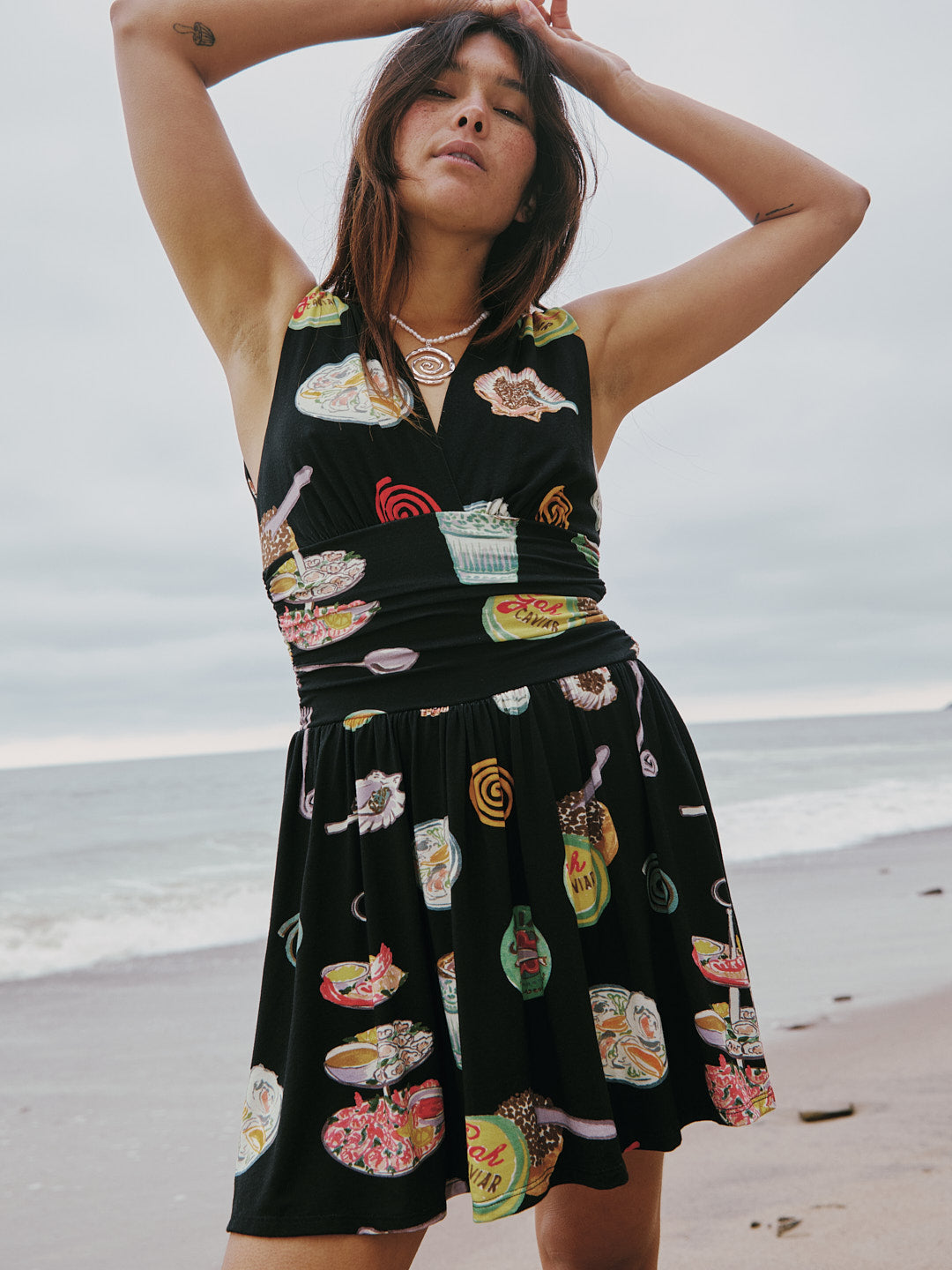 Mila Dress Caviar Dreams Black Exclusive Style