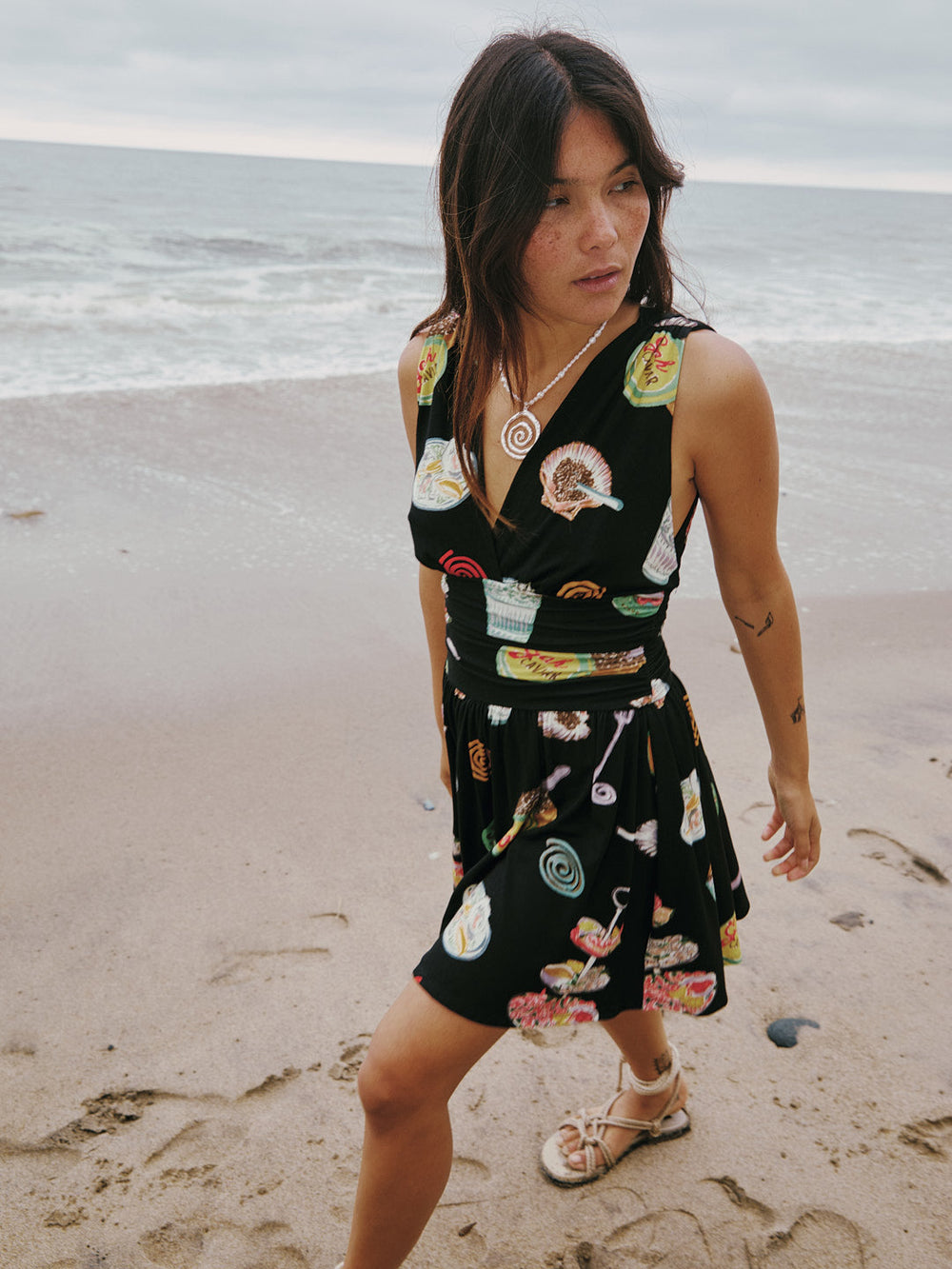Mila Dress Caviar Dreams Black Exclusive Style