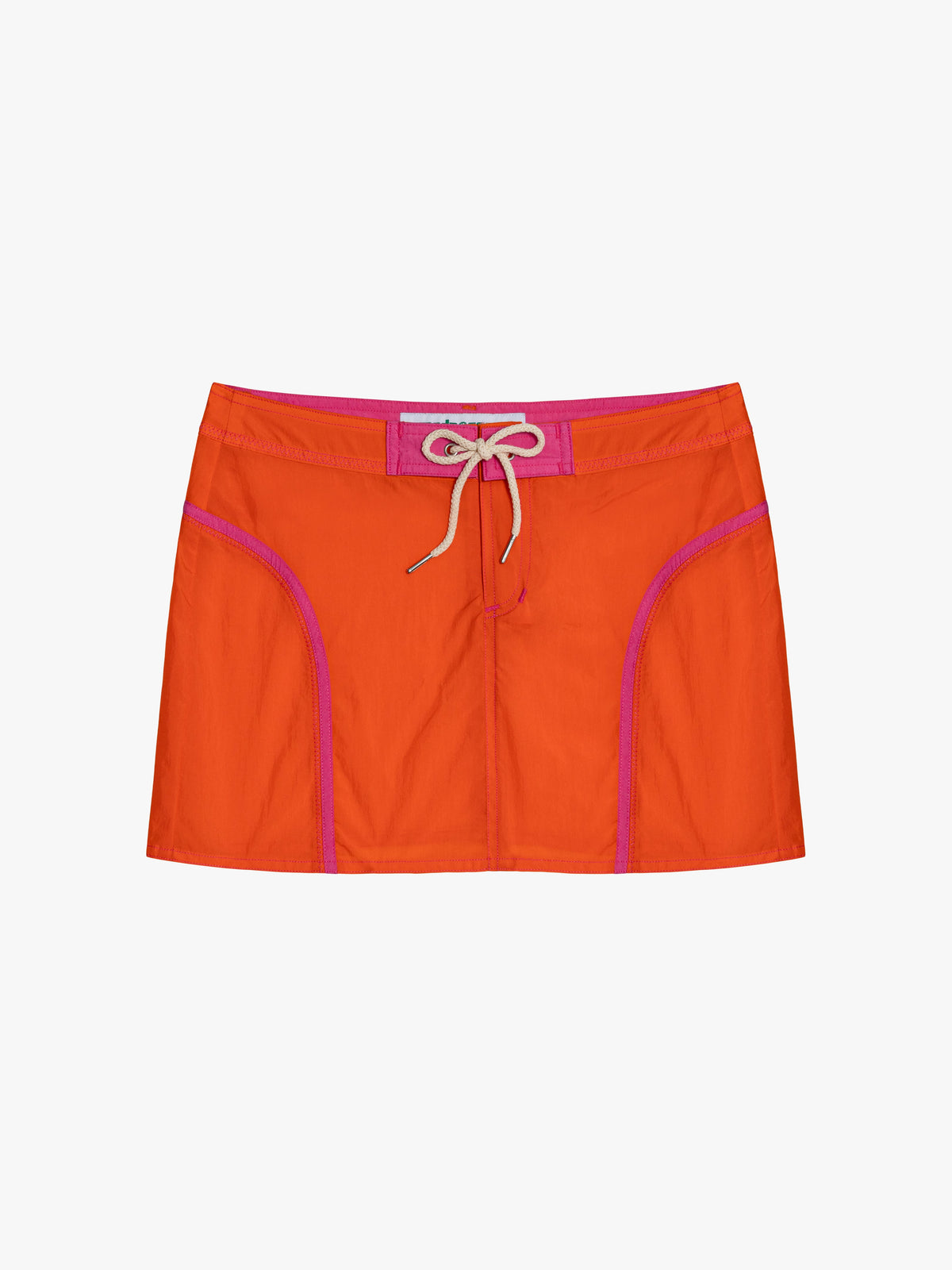 Made Some Mini Skirt Orange & Pink Fine Craftsmanship
