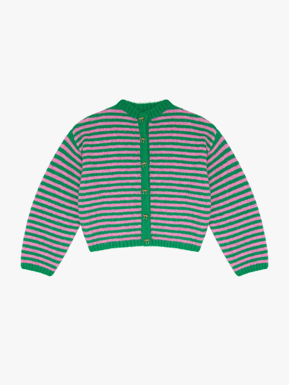Alma Cardigan Kelly Flamingo Fine Craftsmanship