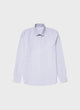 White/Navy Oxford Stripe