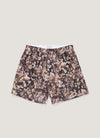 Dark Brown Floral