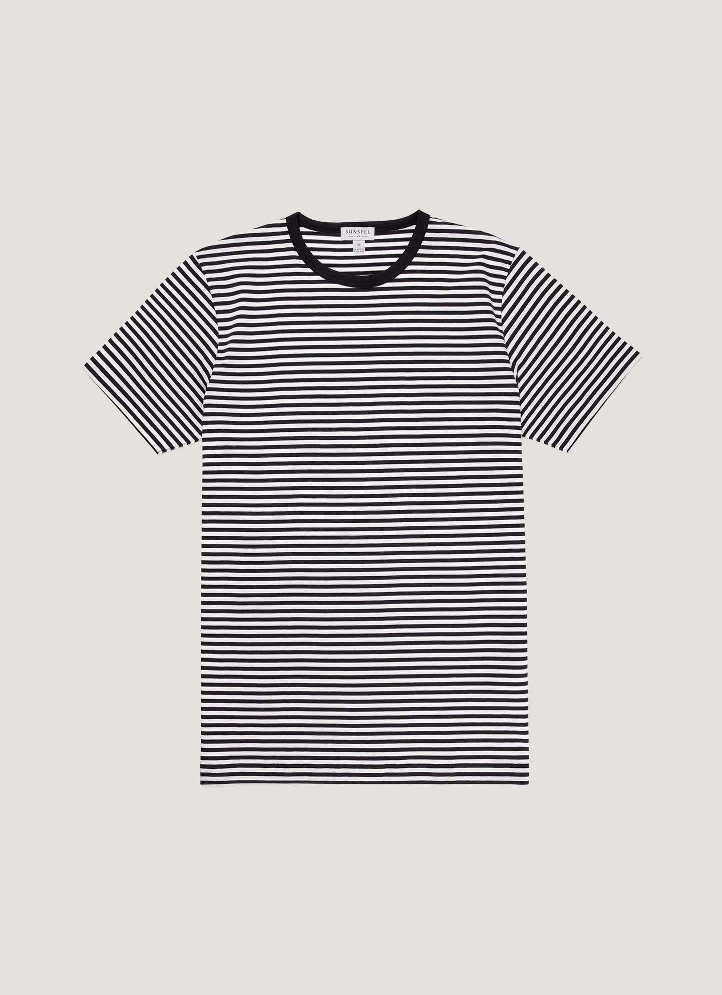 Navy/White English Stripe,XS