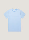 White/Azure Blue English Stripe