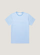 White/Azure Blue English Stripe