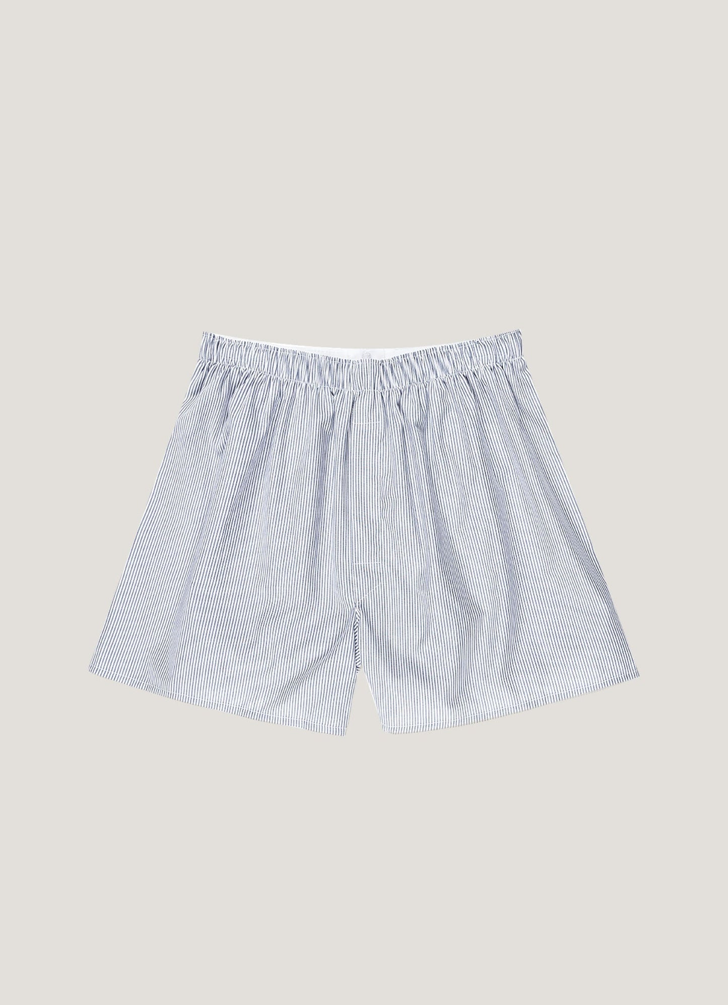 White/Navy Pinstripe,XS