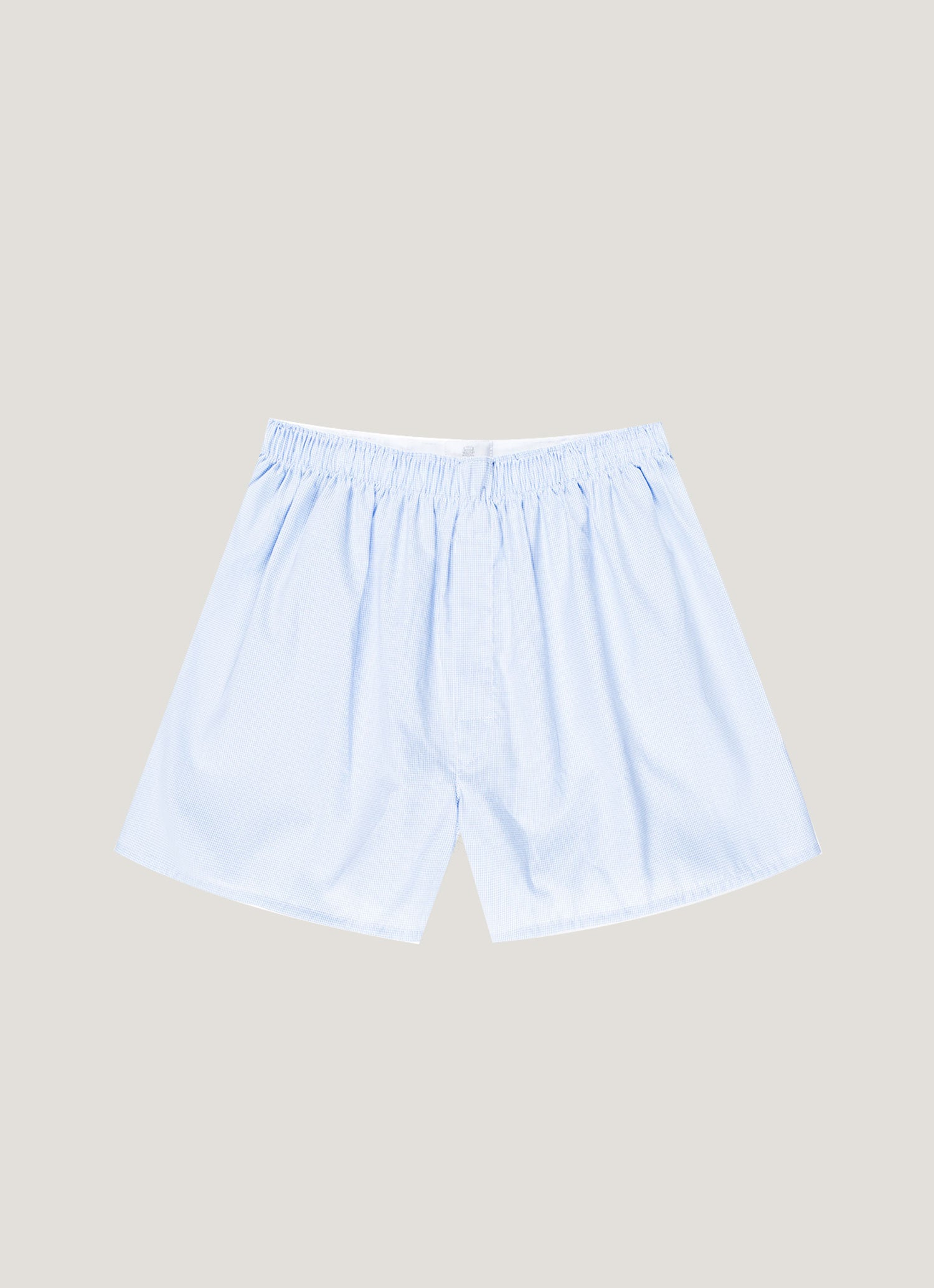Light Blue Micro Gingham,XS