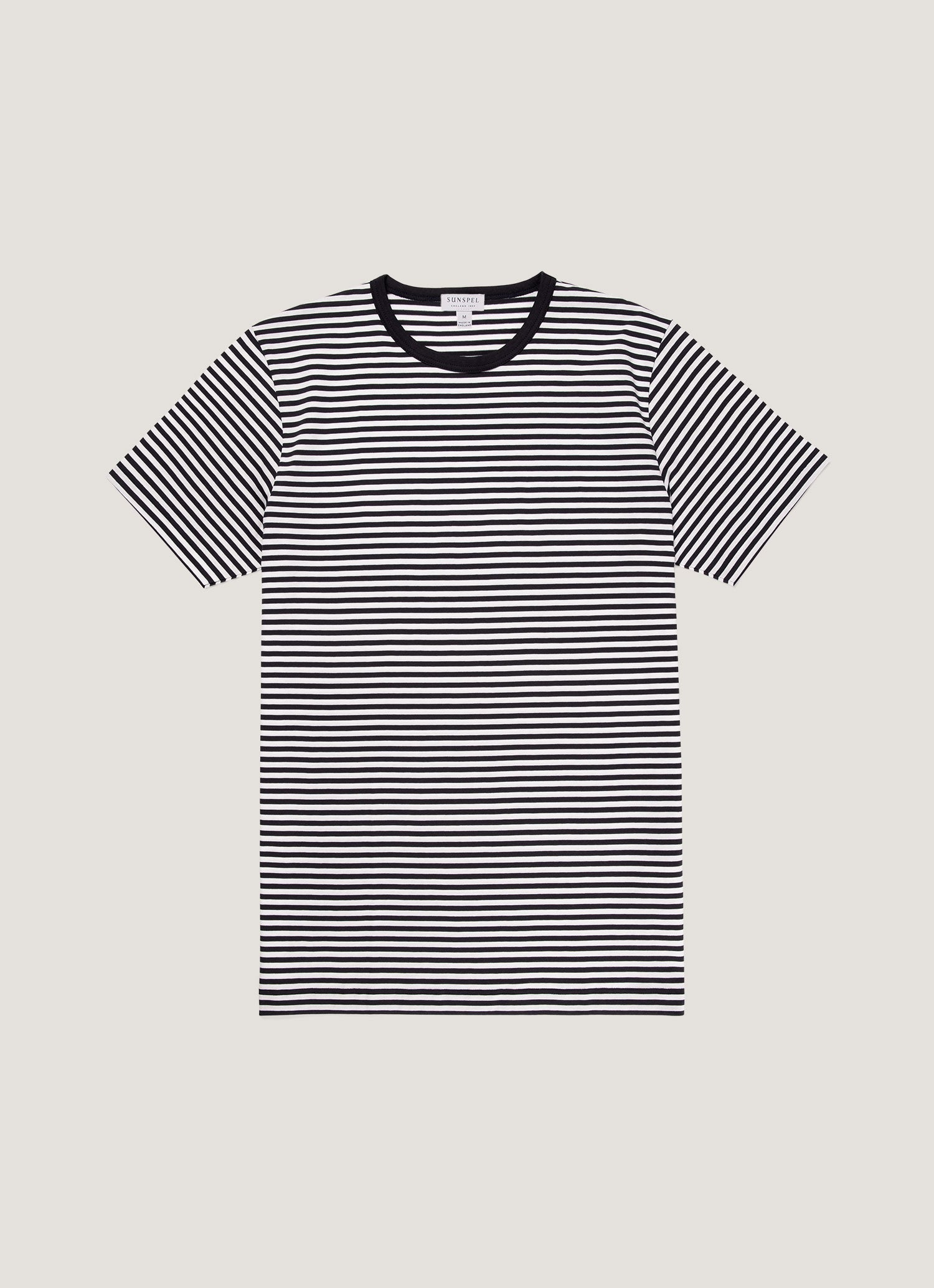 Navy/White English Stripe,XS