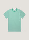 White/Bright Green English Stripe