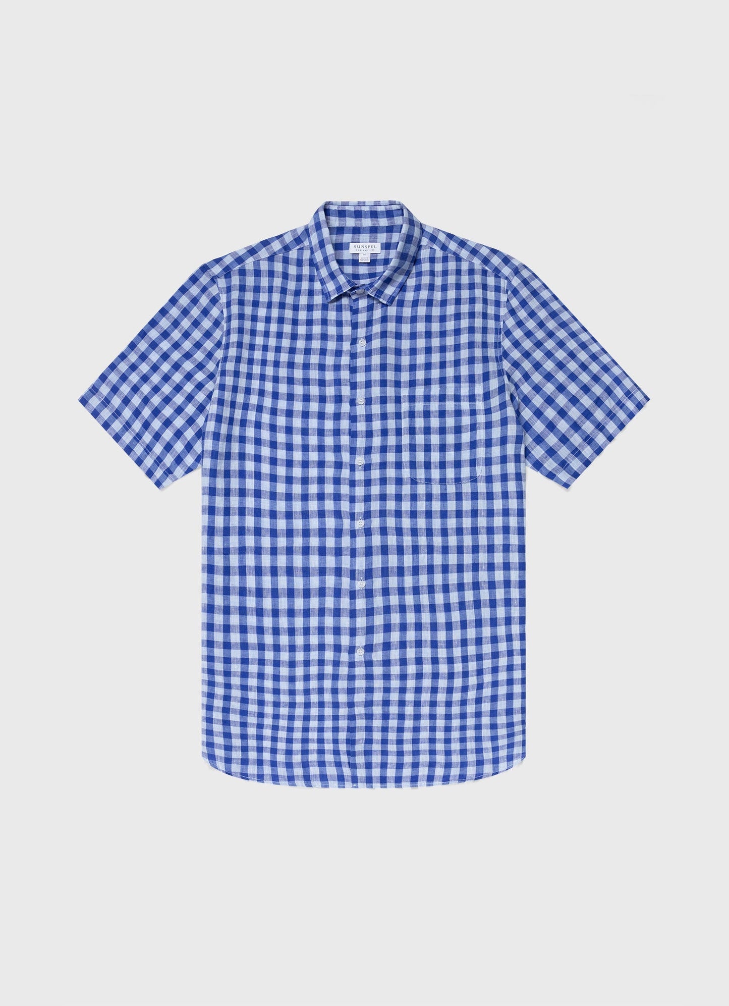 Blue Gingham,XS
