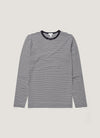 White/Navy English Stripe